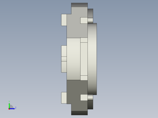 典型零件的数控编程及加工仿真（cad+ug+说明书）左视缩略图