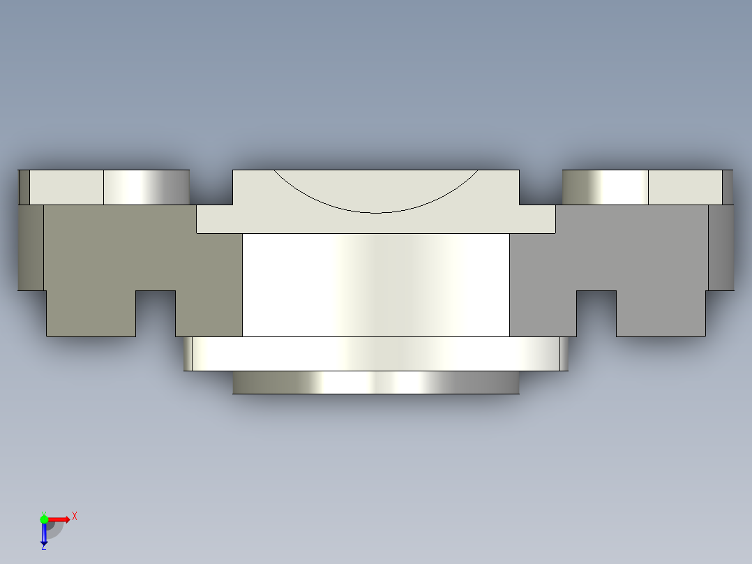 典型零件的数控编程及加工仿真（cad+ug+说明书）俯视图