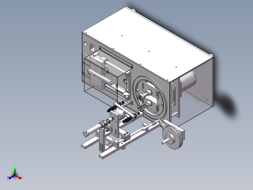 自动双轴包胶机sw18可编辑正等轴测缩略图