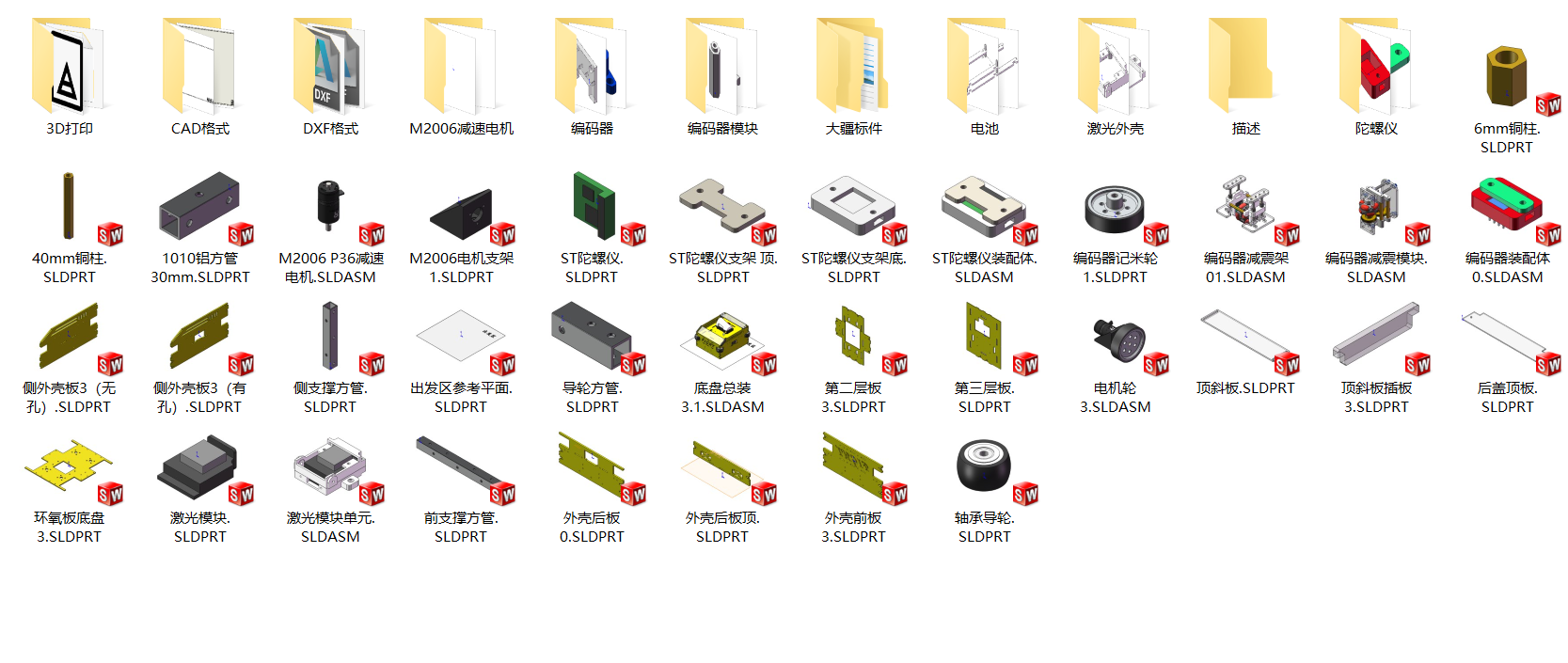 全自动激光定位机器人（sw18可编辑+CAD）