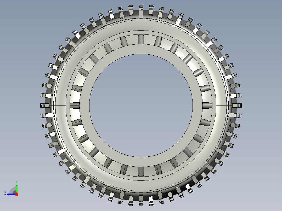 SOLIDWORKS 轮胎3D模型右视图