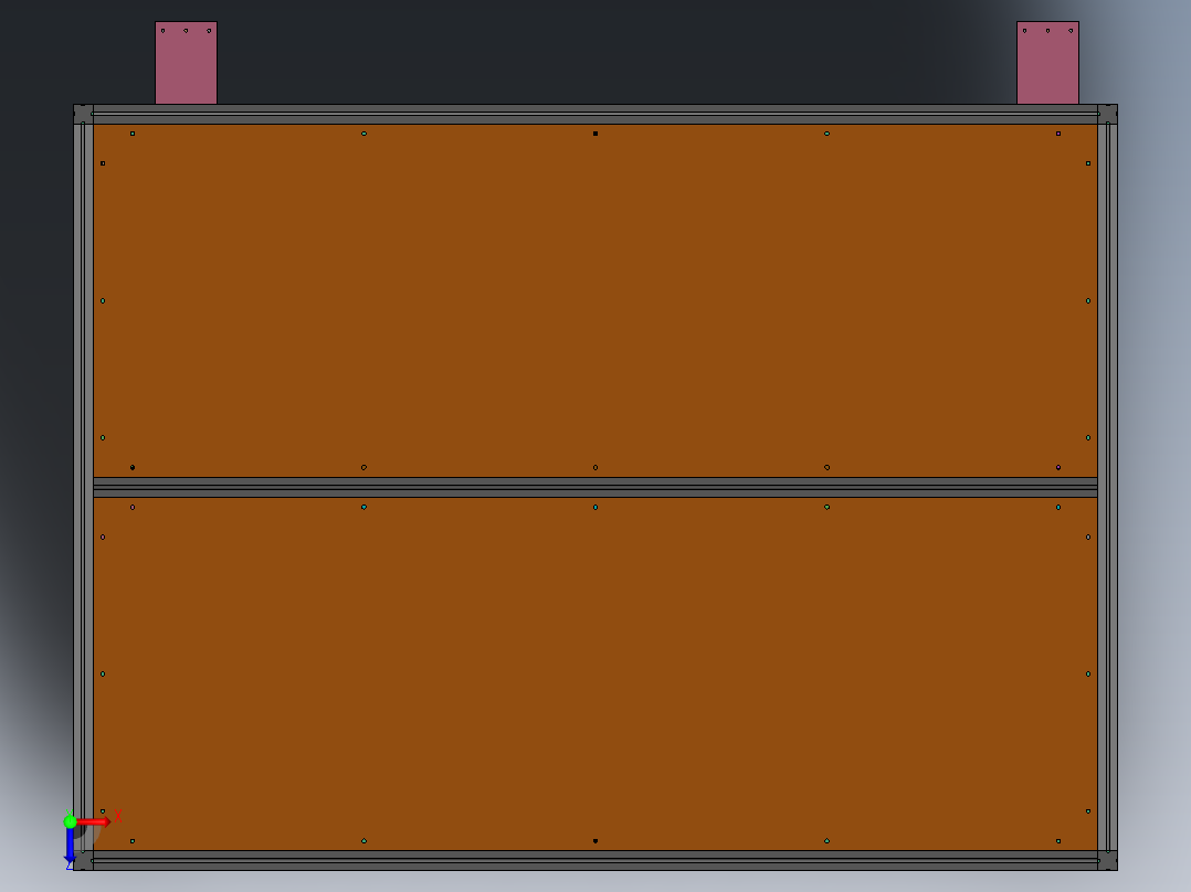 全自动三轴点胶机（STEP）俯视图