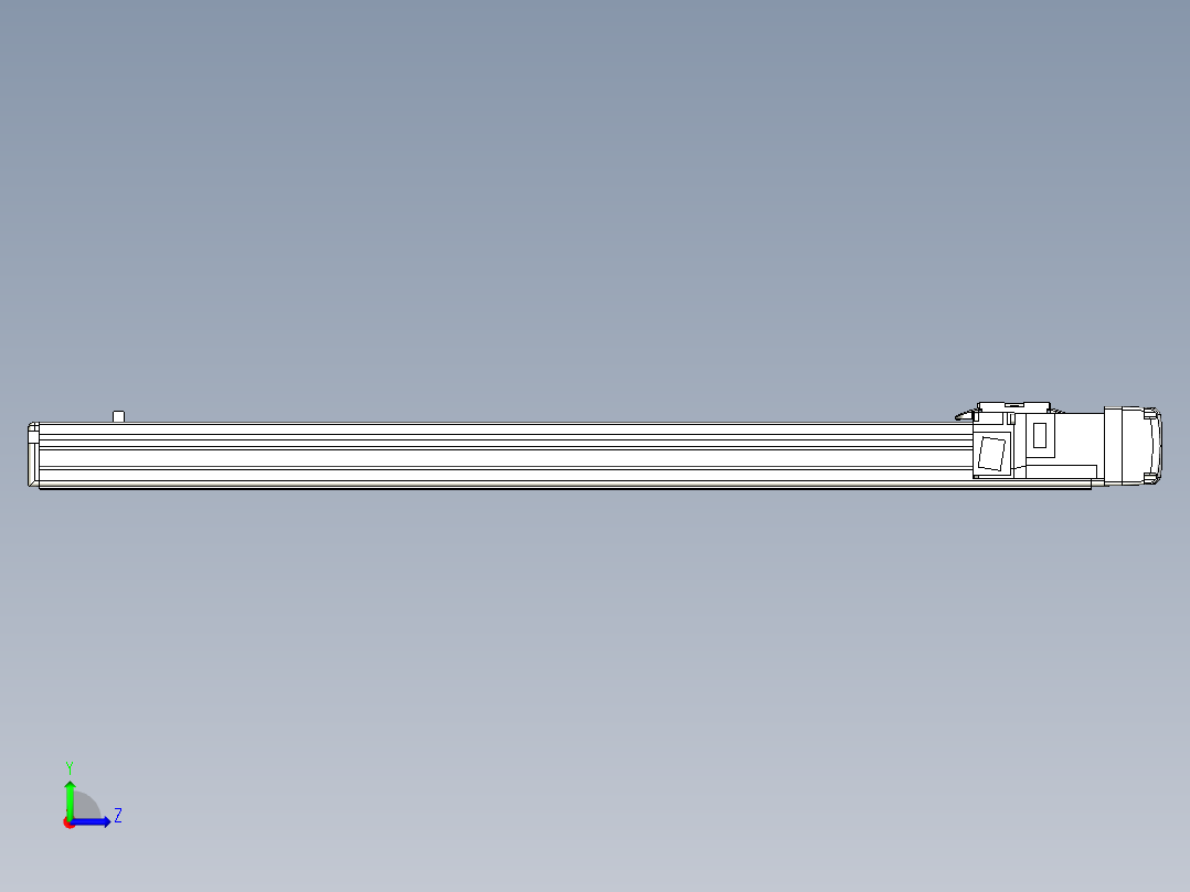 Toyo东佑达直线模组-ETH5M-BR-550-M10左视图