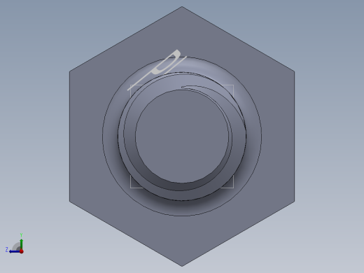 UNC 六角螺栓-Hex Bolt 0.250-20 x 1.000右视缩略图