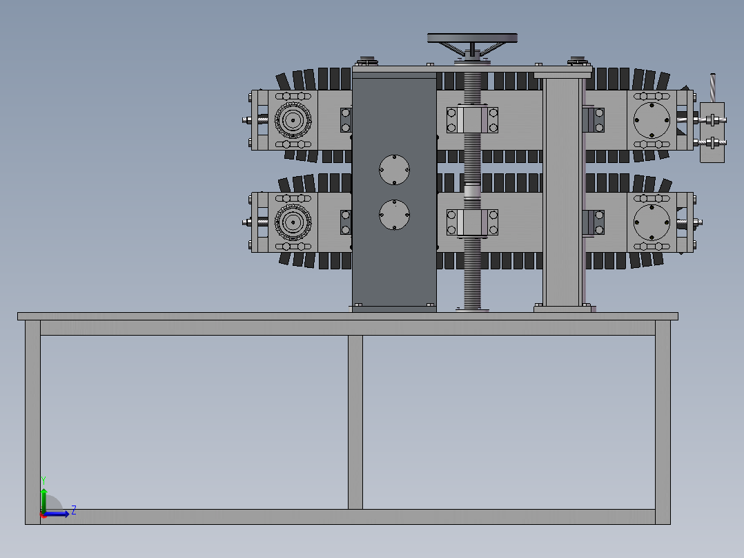 不锈钢管焊接机左视图