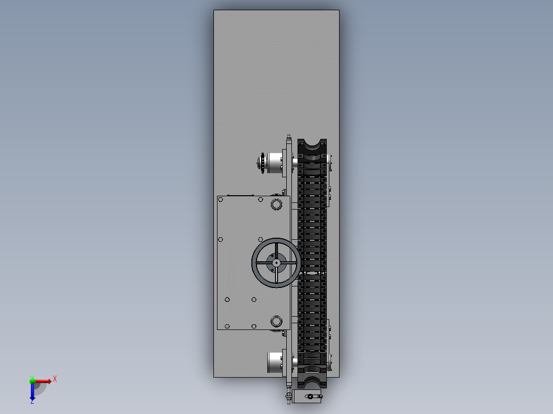不锈钢管焊接机俯视图