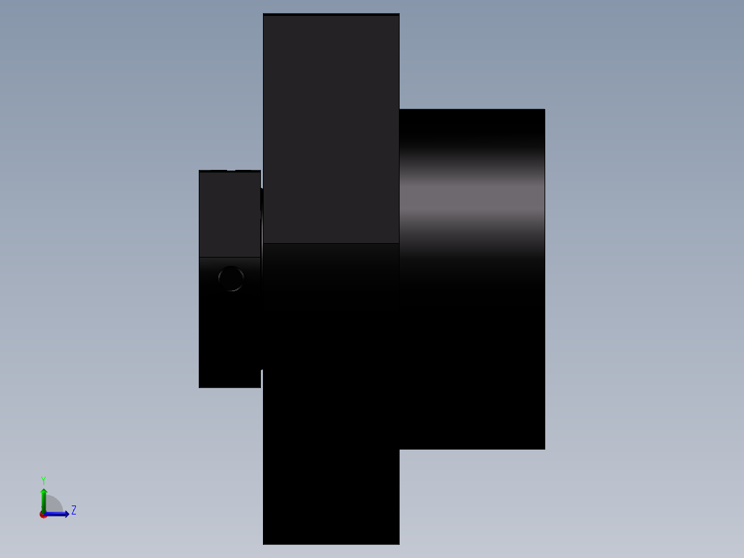丝杆固定侧LEB01-30左视图