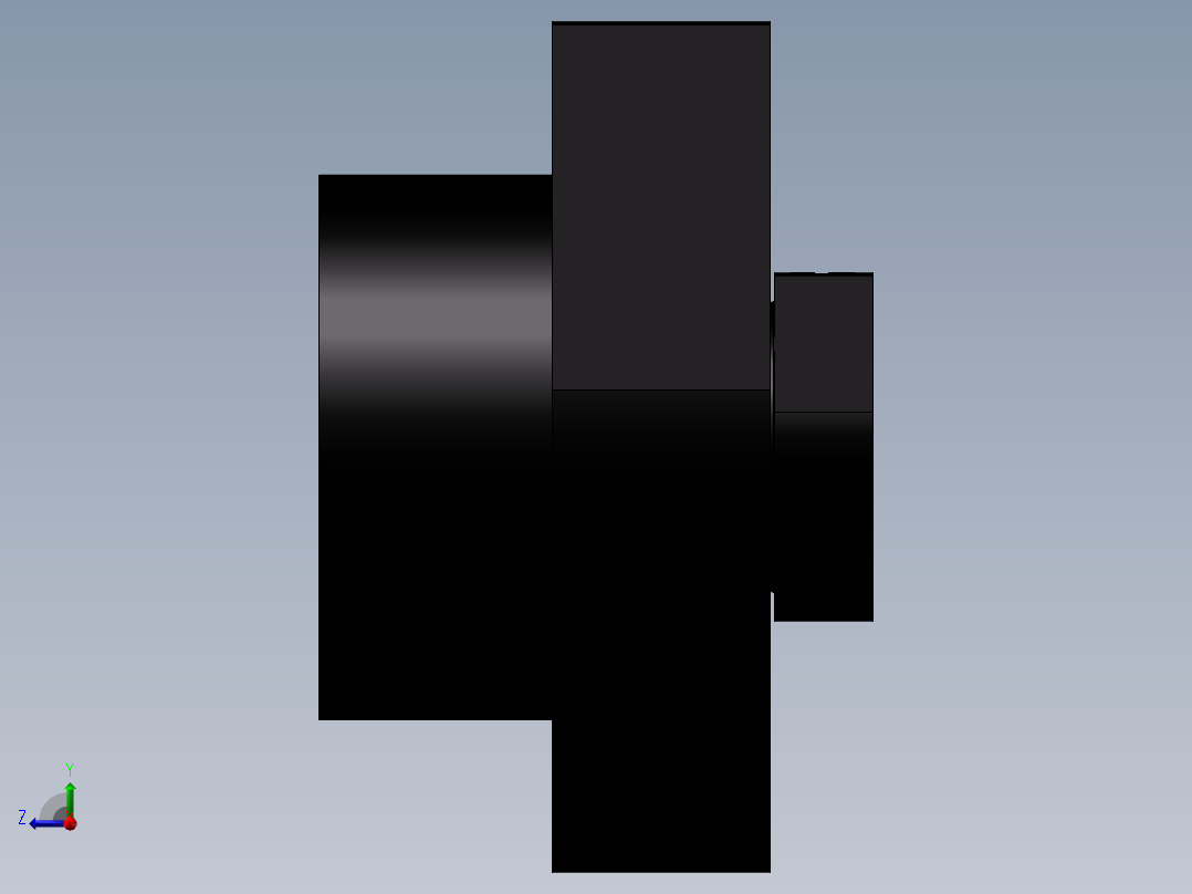 丝杆固定侧LEB01-30右视图