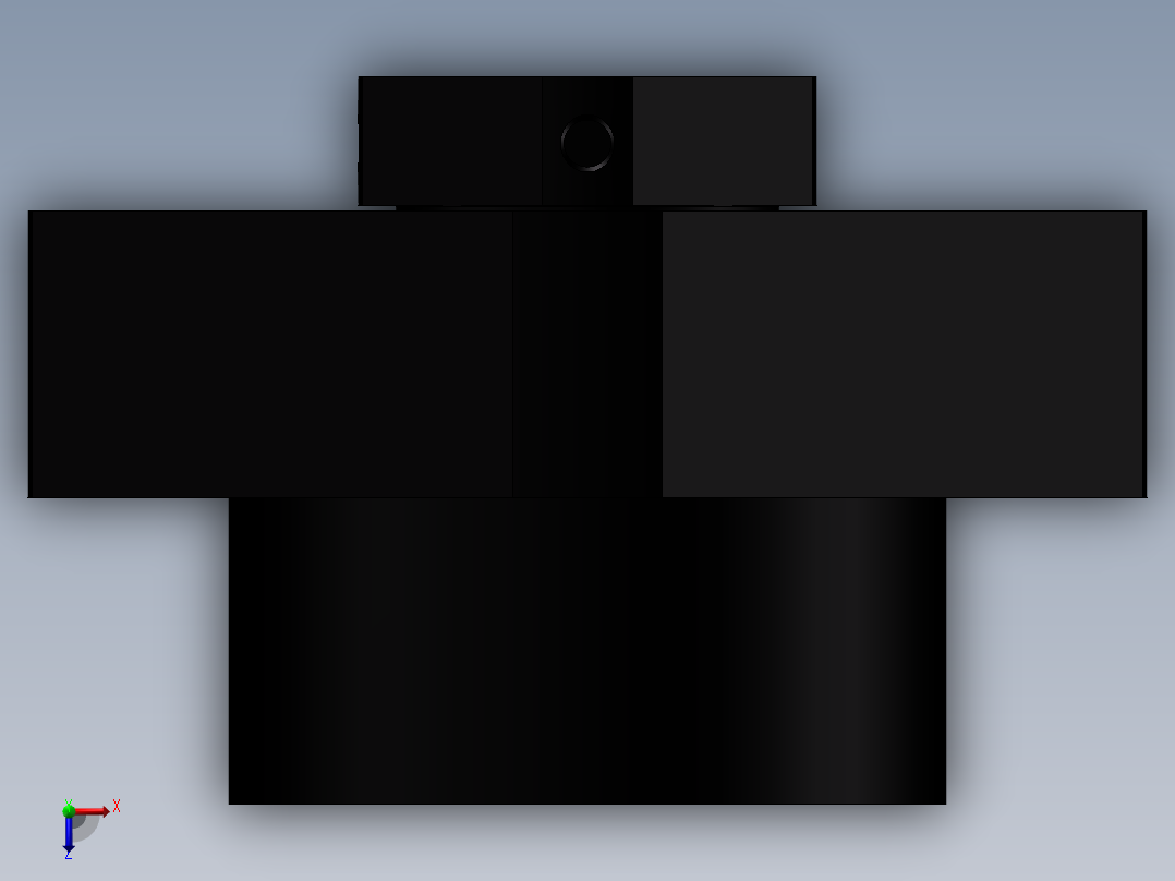 丝杆固定侧LEB01-30俯视图