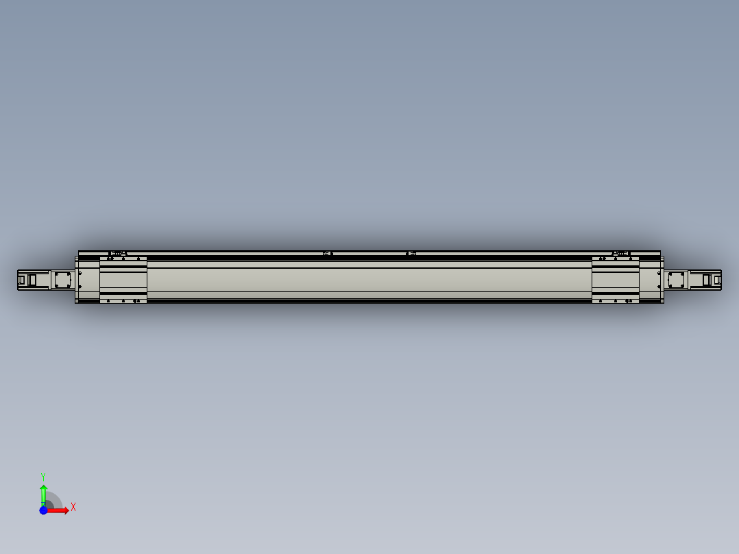 威洛博双电机滑台-VF14D2-S600-BC-P40-C6前视图