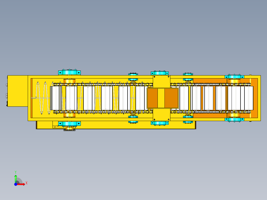 食品油炸机三维模型前视图