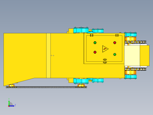 食品油炸机三维模型左视缩略图
