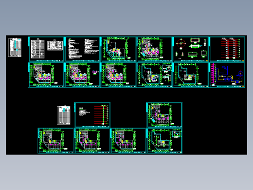 某宾馆中央空调和卫生热水全套施工图