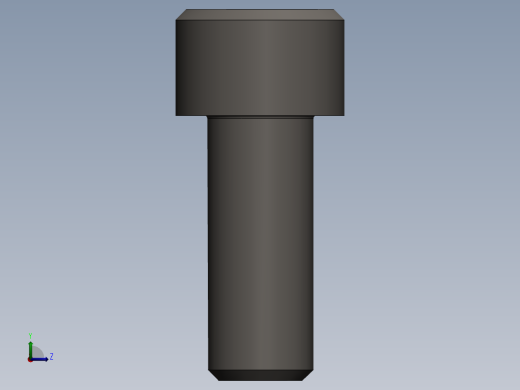 螺钉 GBT70.1 M10X25左视缩略图