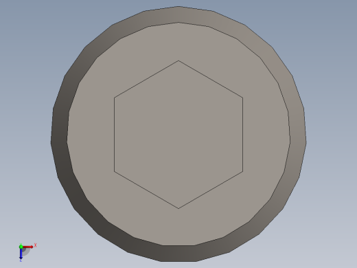 螺钉 GBT70.1 M10X25俯视缩略图
