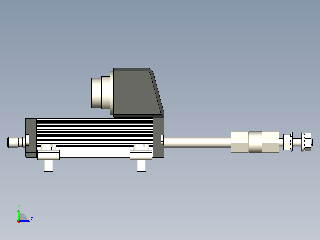 NOVOTECHNIK直线位移传感器T TS左视图
