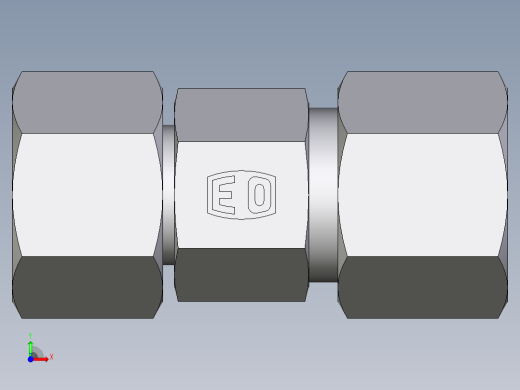 卡套式工业通用硬管接头EO_Distance_piece_adapter_DA10SCF前视缩略图