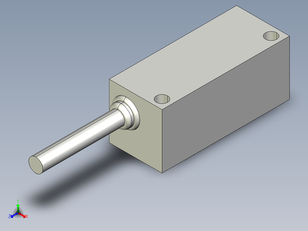 基恩士LX2-110T_kc图纸模型主视图