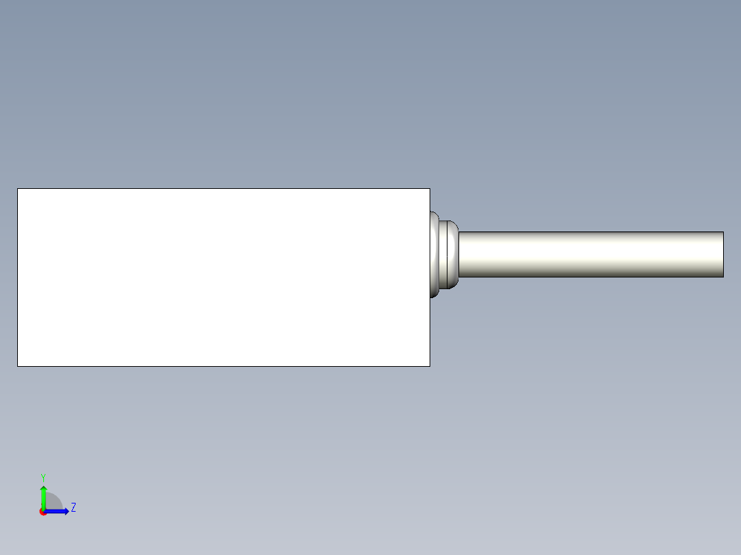 基恩士LX2-110T_kc图纸模型左视图