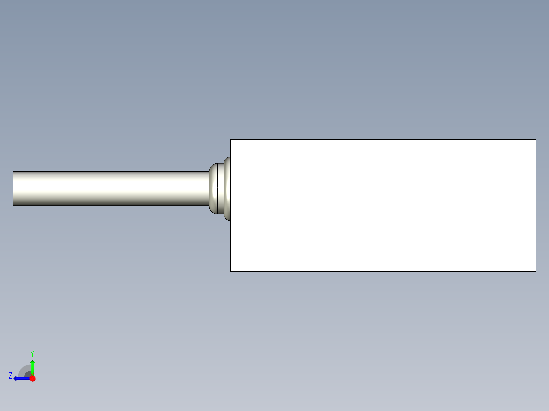 基恩士LX2-110T_kc图纸模型右视图