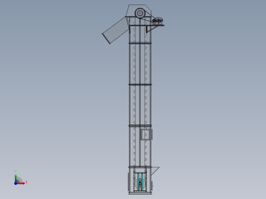 D160皮带斗式提升机 240+24.4.19+002前视缩略图
