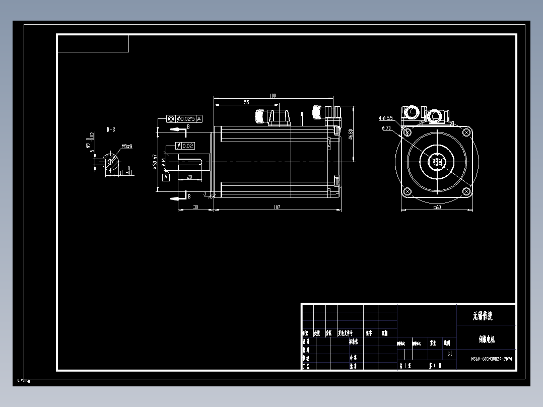 电机MS6H-60CM30BZ4-20P4.DWG