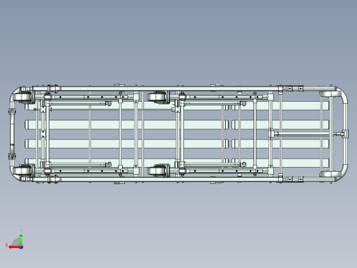 救护车担架后视缩略图