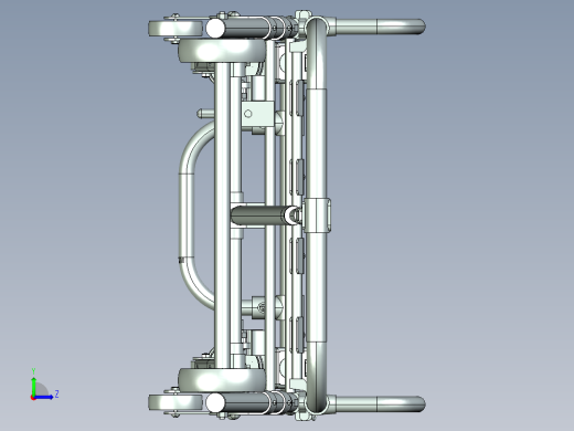 救护车担架左视缩略图