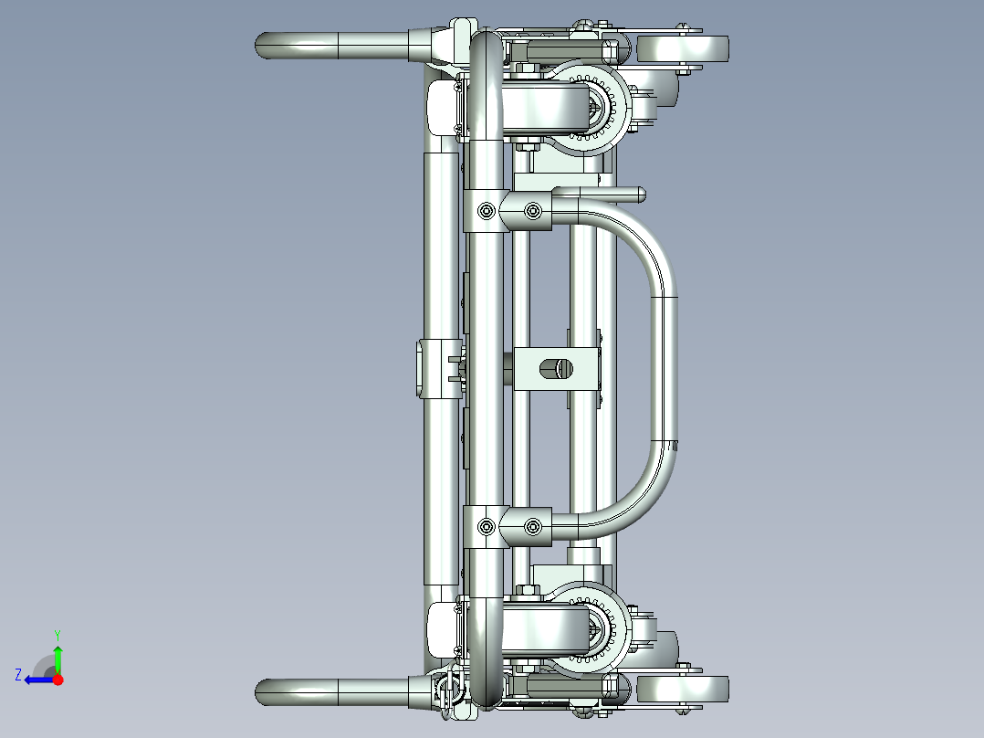 救护车担架右视图