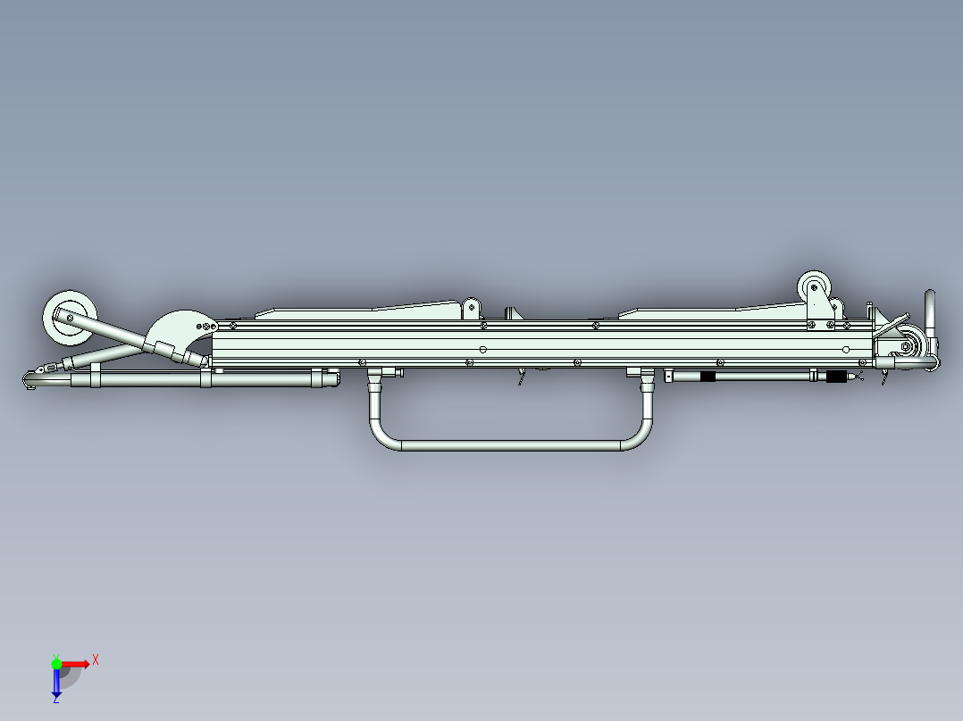 救护车担架俯视图