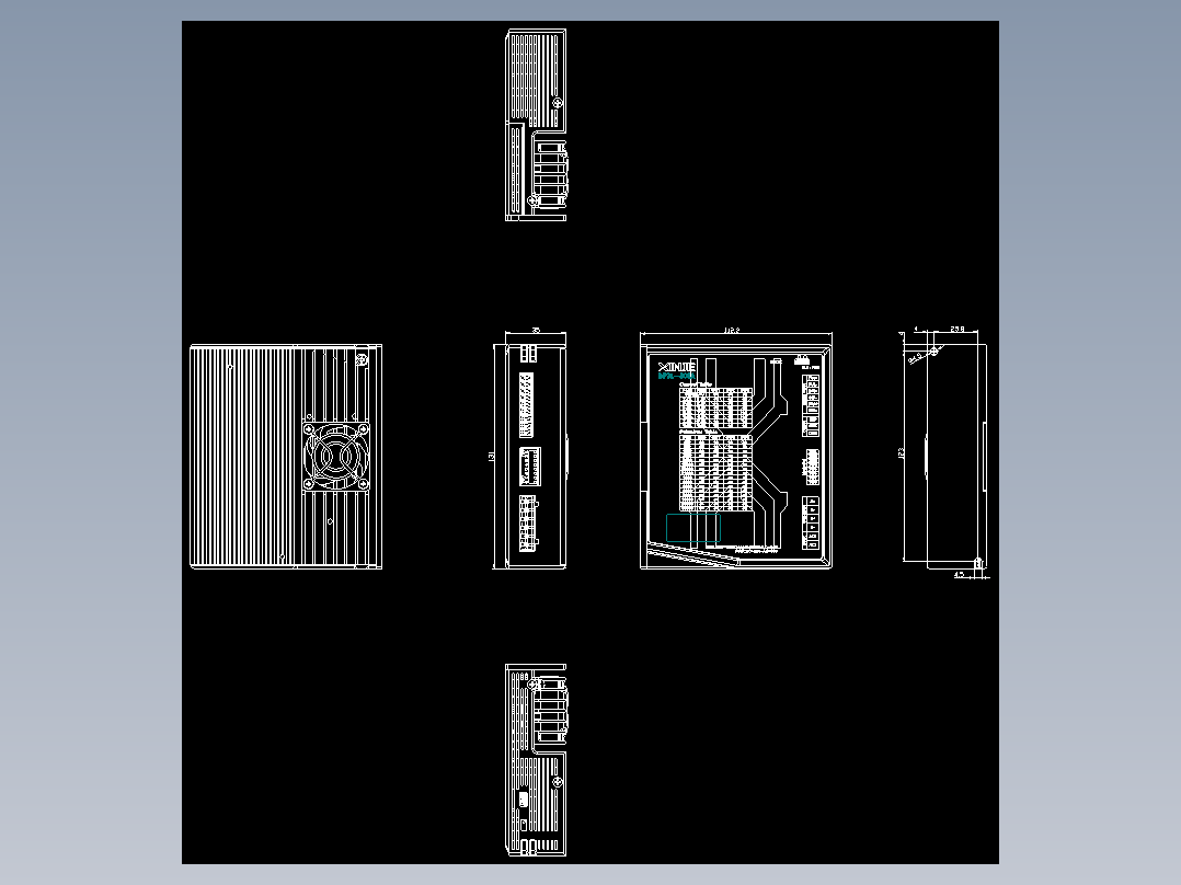 步进驱动DP3L-808A-外观图-210705