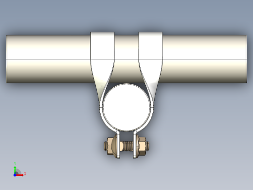 用于连接温室零件的支架前视缩略图