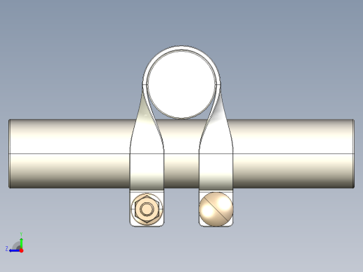 用于连接温室零件的支架右视缩略图