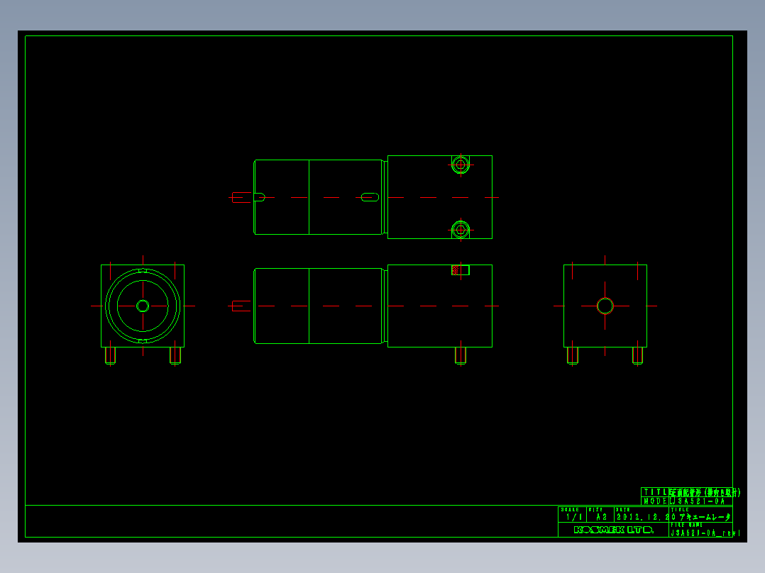 KOSMEKJSA521-0A_rev1多系列多零件图纸模型多系列多零件图纸模型