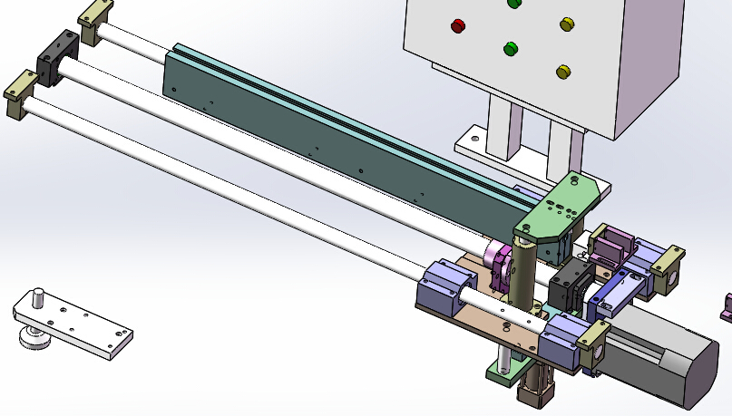 中子拔出机（sw18可编辑+cad）