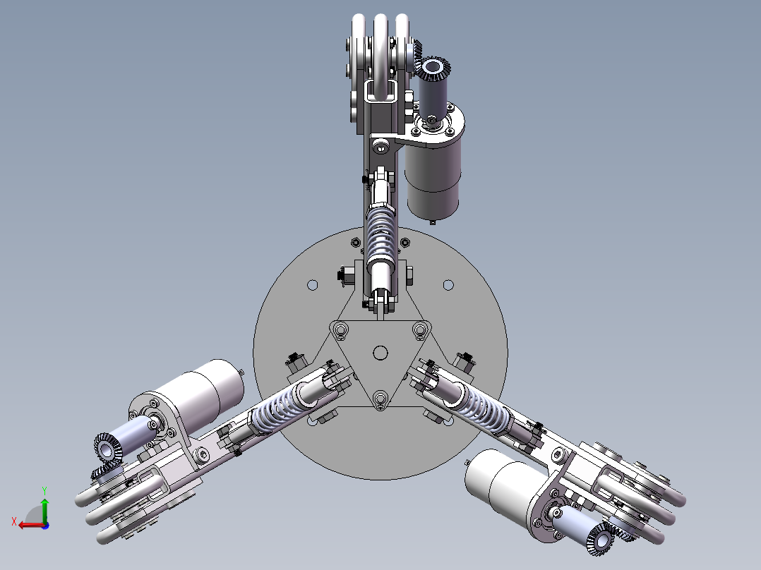 管道机器人sw22可编辑后视图