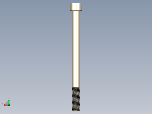 Screw_DIN_912_M12x150_A2.STEP公制内六角螺钉后视缩略图
