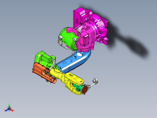 机械手三维模型
