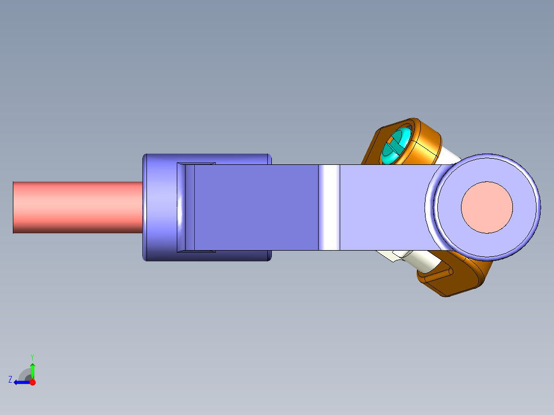 90度转位机构右视图