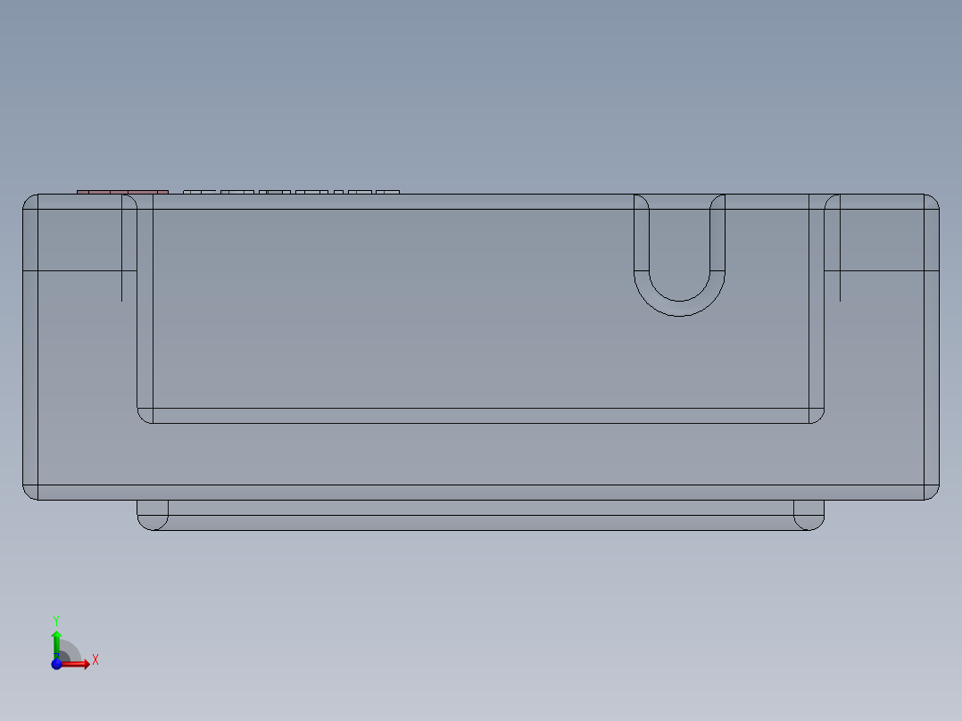 烟灰缸(23)前视图