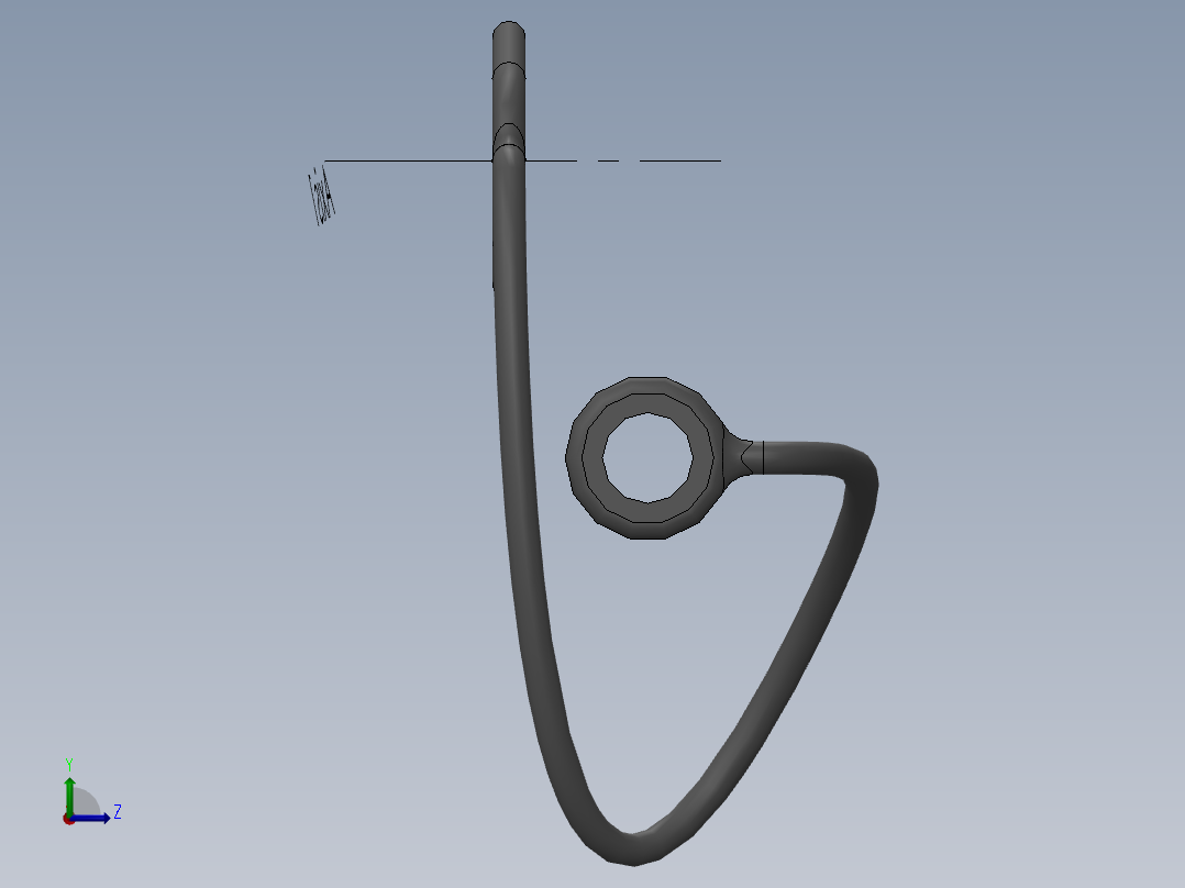 A0002818-安全绳，按钮固定左视图