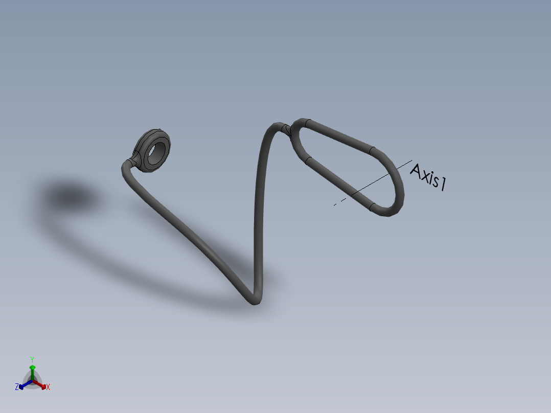 A0002818-安全绳，按钮固定正等轴测图