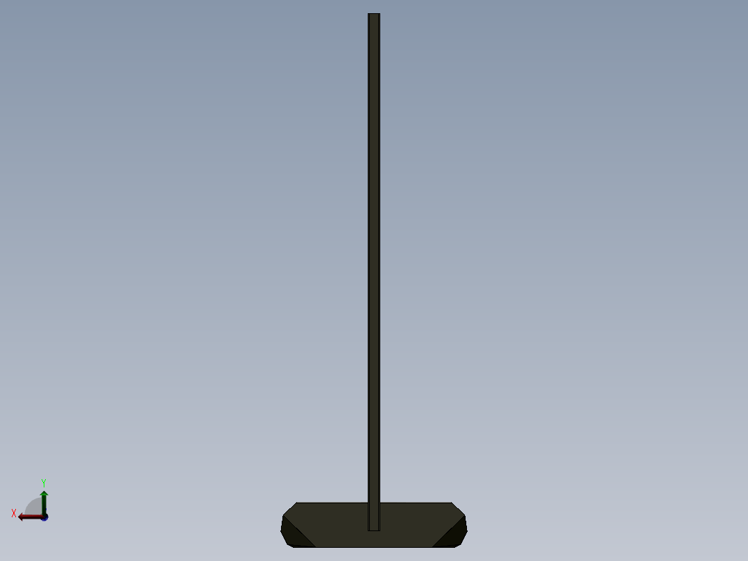 不锈钢簸箕后视图