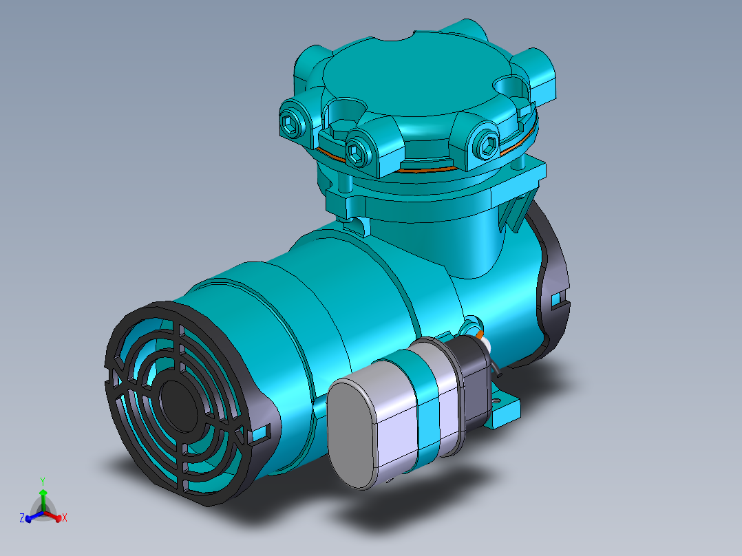 16马力，115V压缩机模型
