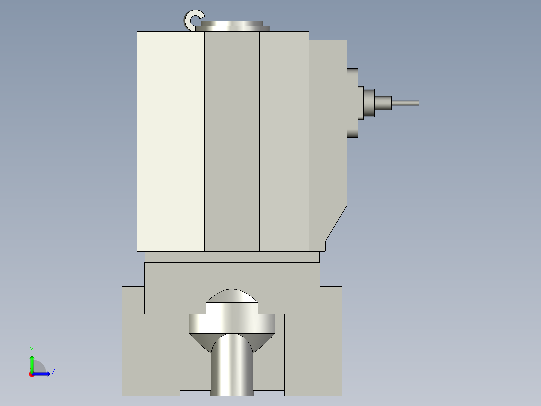 2S03006BI-两位两通电磁阀-G1-8-亚德客左视图