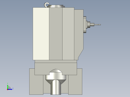 2S03006BI-两位两通电磁阀-G1-8-亚德客左视缩略图