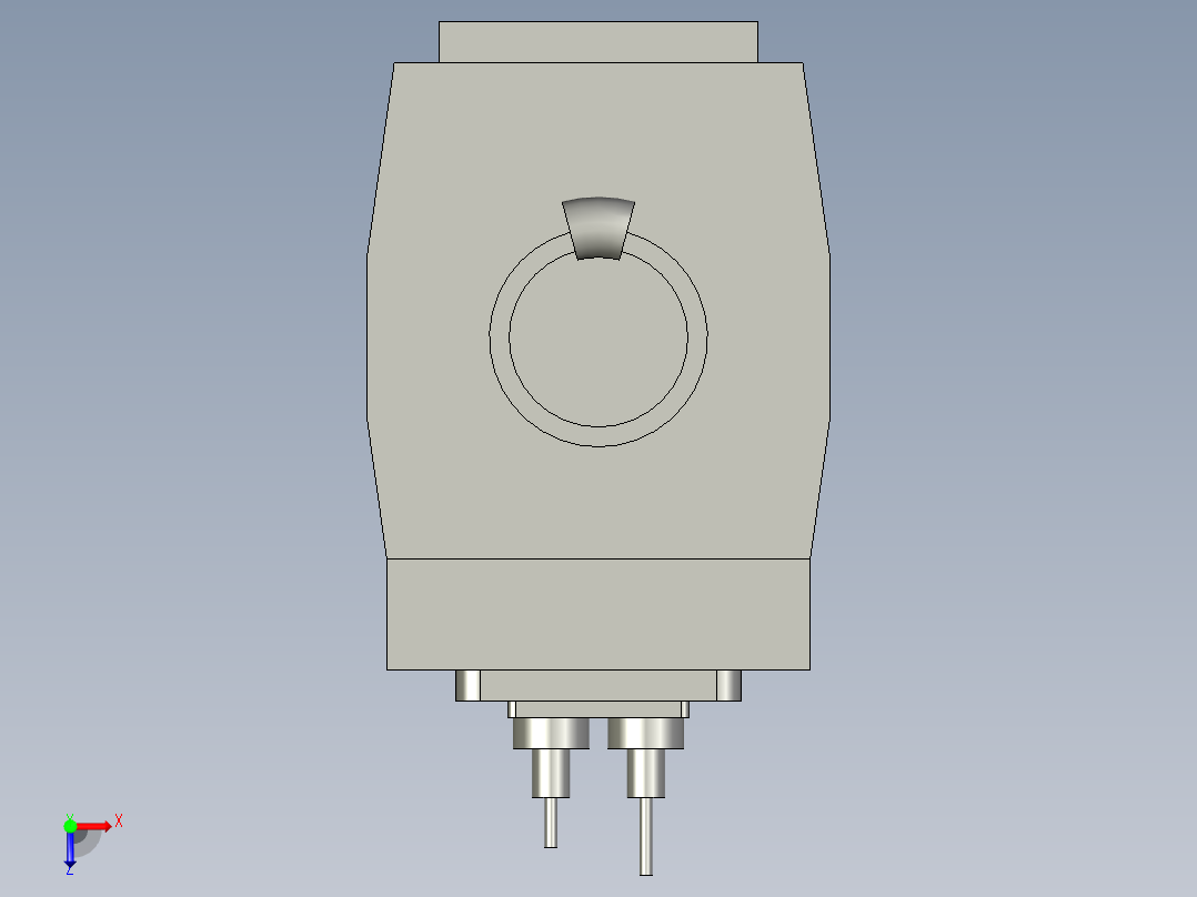 2S03006BI-两位两通电磁阀-G1-8-亚德客俯视图