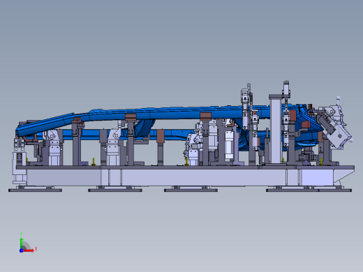 汽车侧围焊接夹具前视缩略图