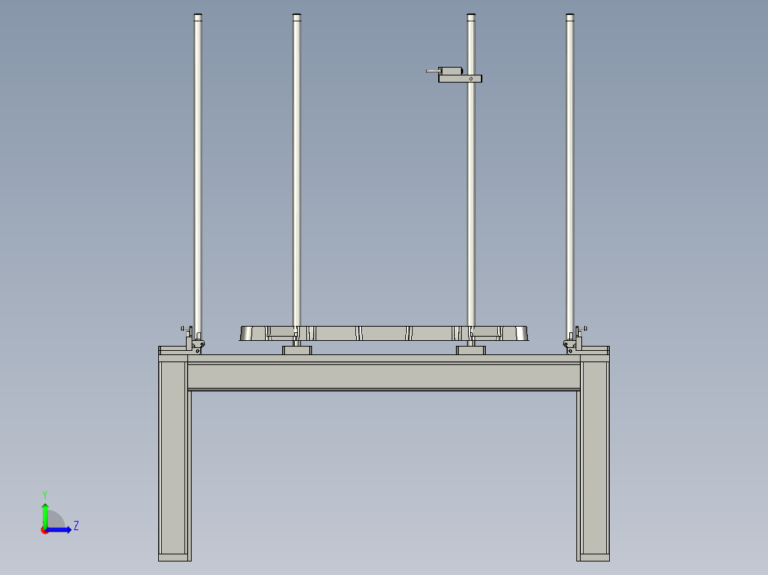 JHZB-托盘收料组-A左视图