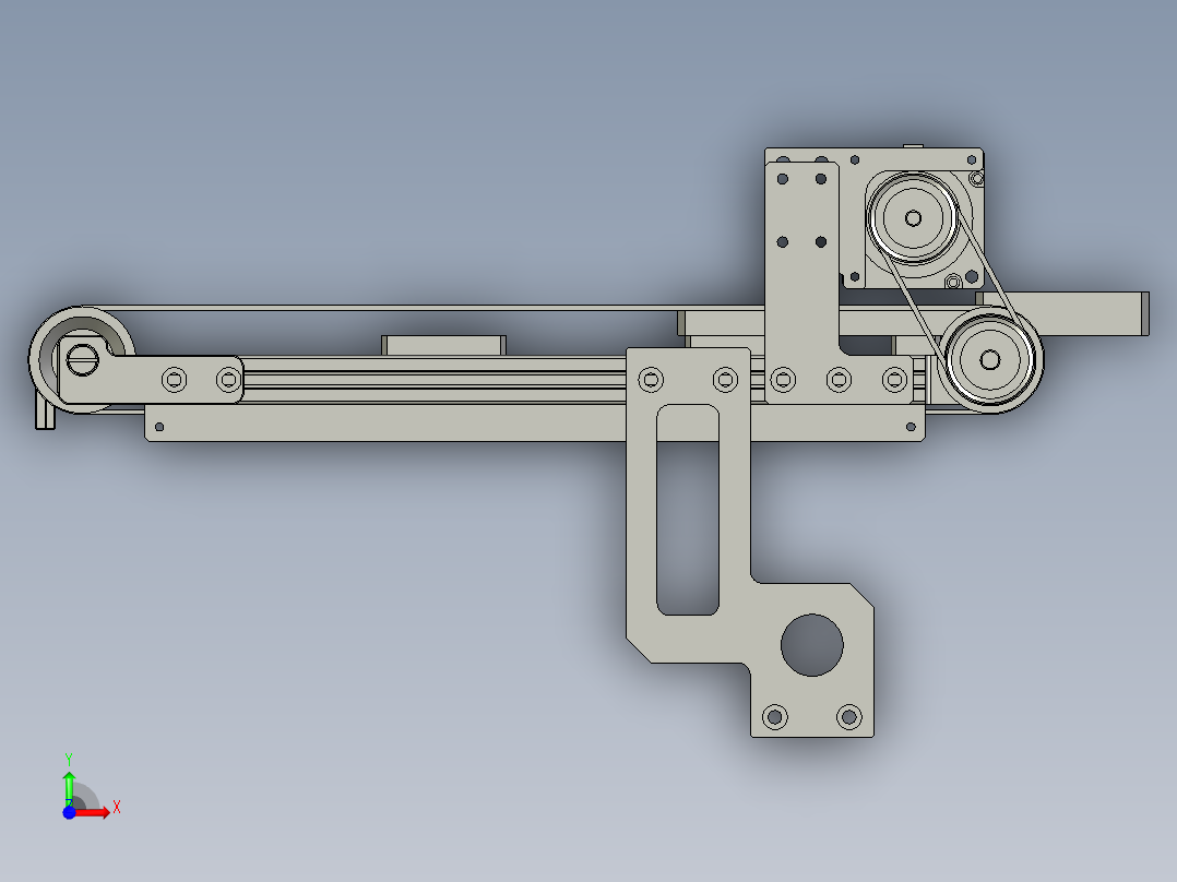 F01AE00021-D81000出盒皮带线1前视图